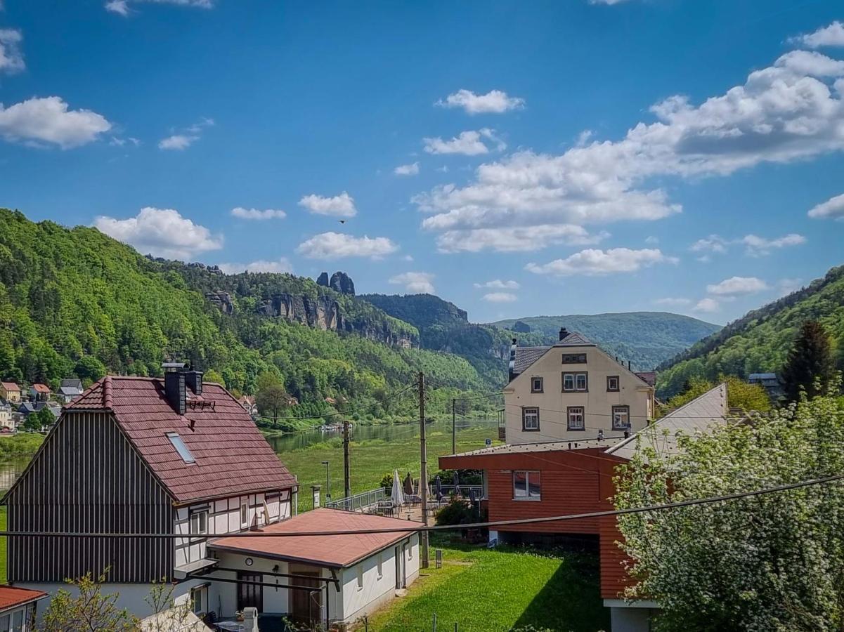 Ferienappartements Elbaussicht - Krippen Bad Schandau Eksteriør bilde