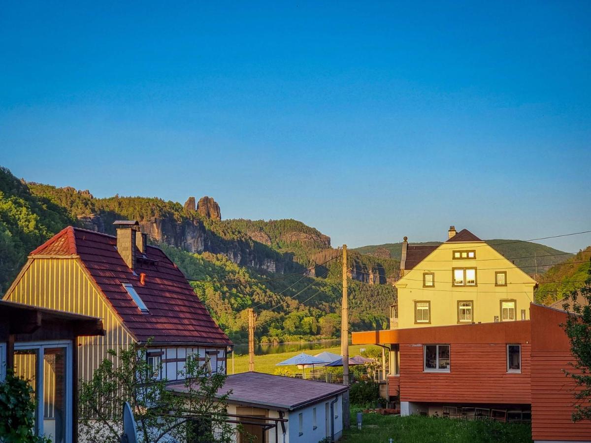 Ferienappartements Elbaussicht - Krippen Bad Schandau Eksteriør bilde